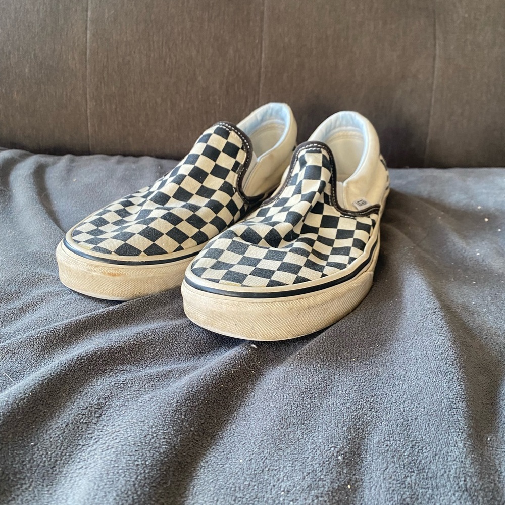 Vans Checkered Slip-On Loafers